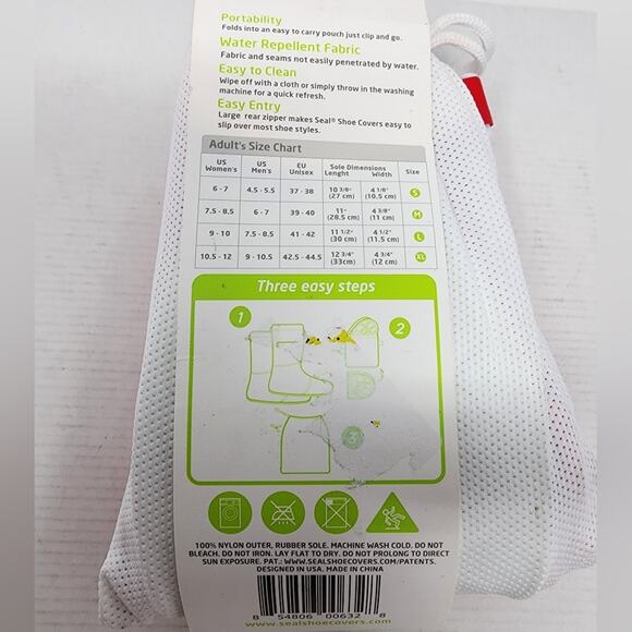 New Rain Shoe Covers Waterproof Anti slip Cycling Walking Hiking Shoe Covers M - Picture 3 of 9